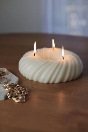 Vela Escultural en Espiral